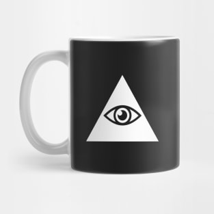 Illuminati Pyramid & Eye –– Rave EDM Design Mug